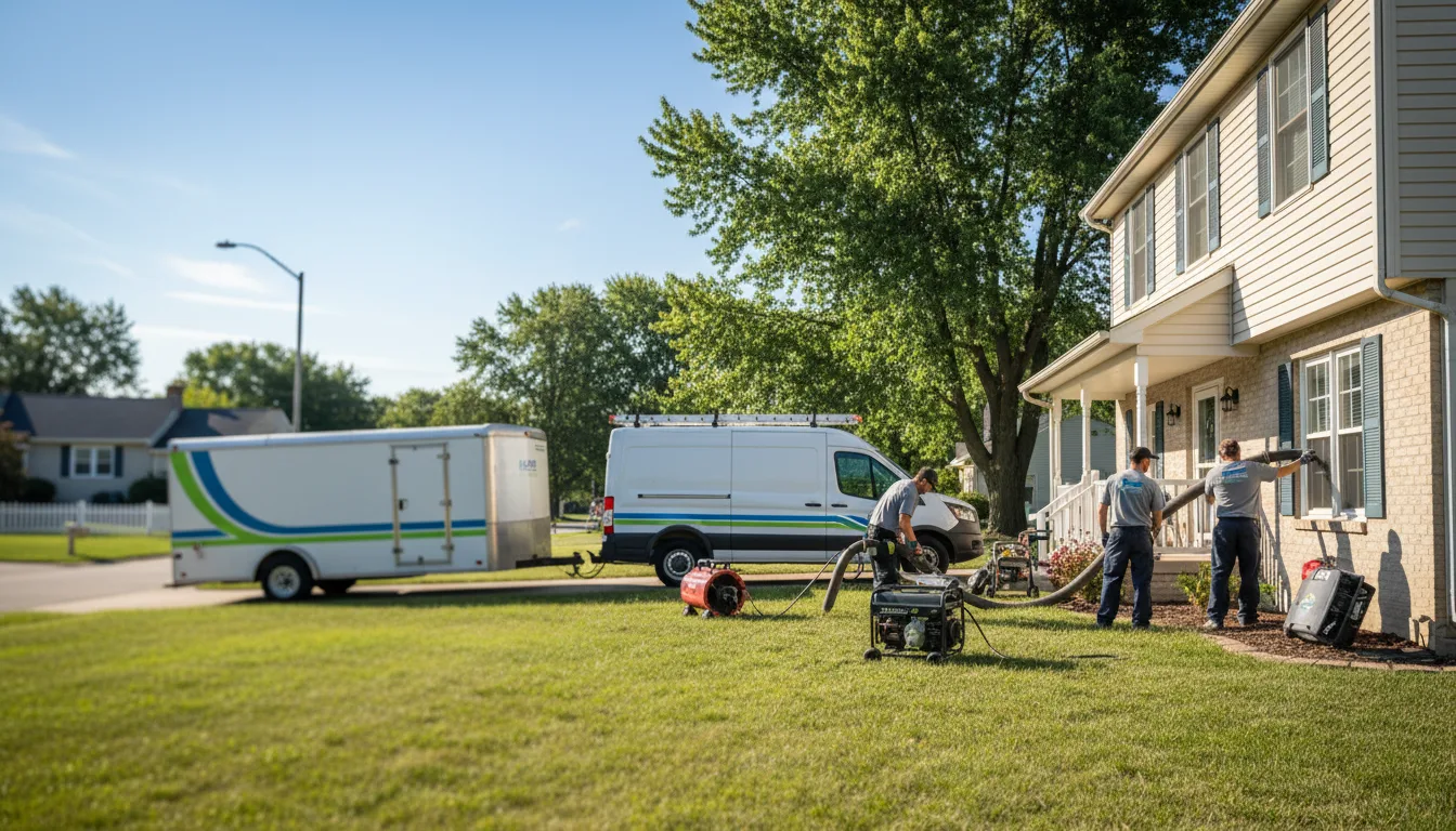 Flooded Basement Restoration And Cleanup With Repair in Monett, MO near me